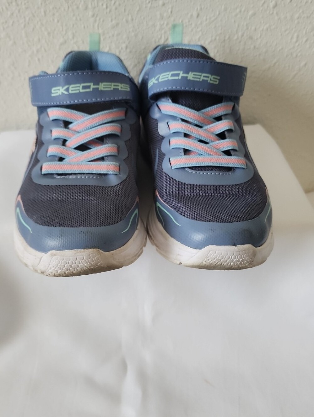 Skechers Kids' Navy & Light Blue Athletic Sneakers - Picture 4 of 6